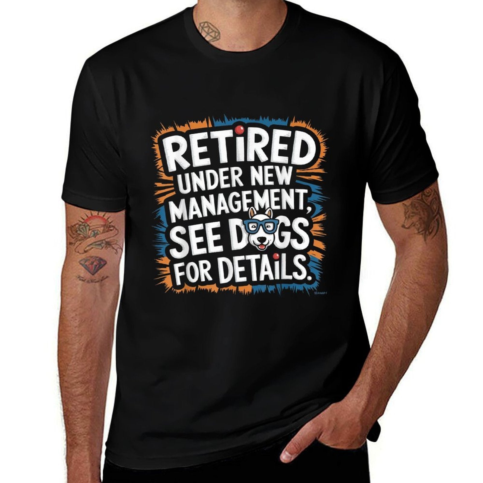 Retired 2025 Women Funny Retirement Men Women For Dogs Lover  Versatile T-Shirt