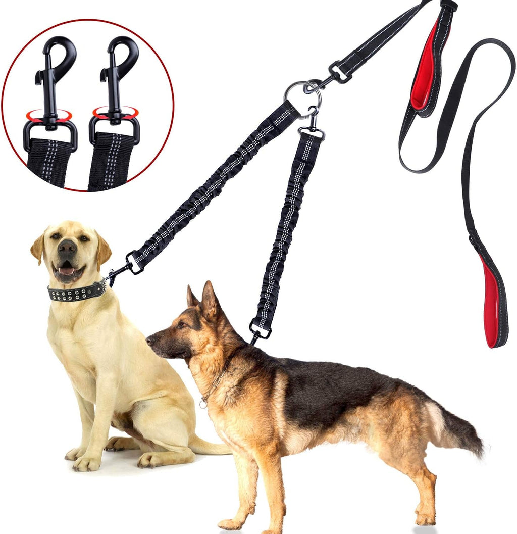 360° Swivel Double Dog Leash