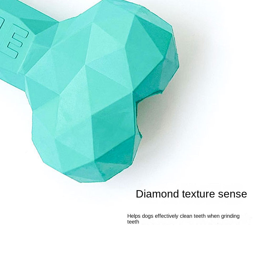 Diamond Bone Pet Slow-Feeding Chew Toy