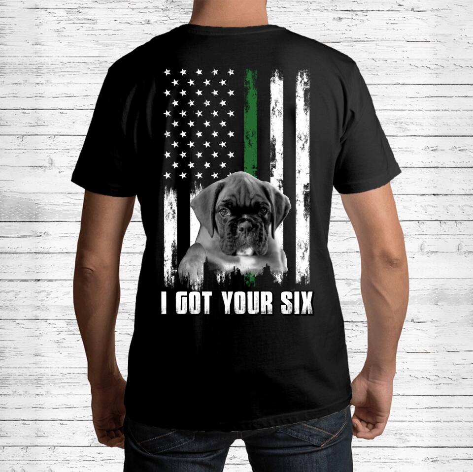 Personalized Photo T-Shirt - Gift Idea for Pet Owners - I Got Your Six