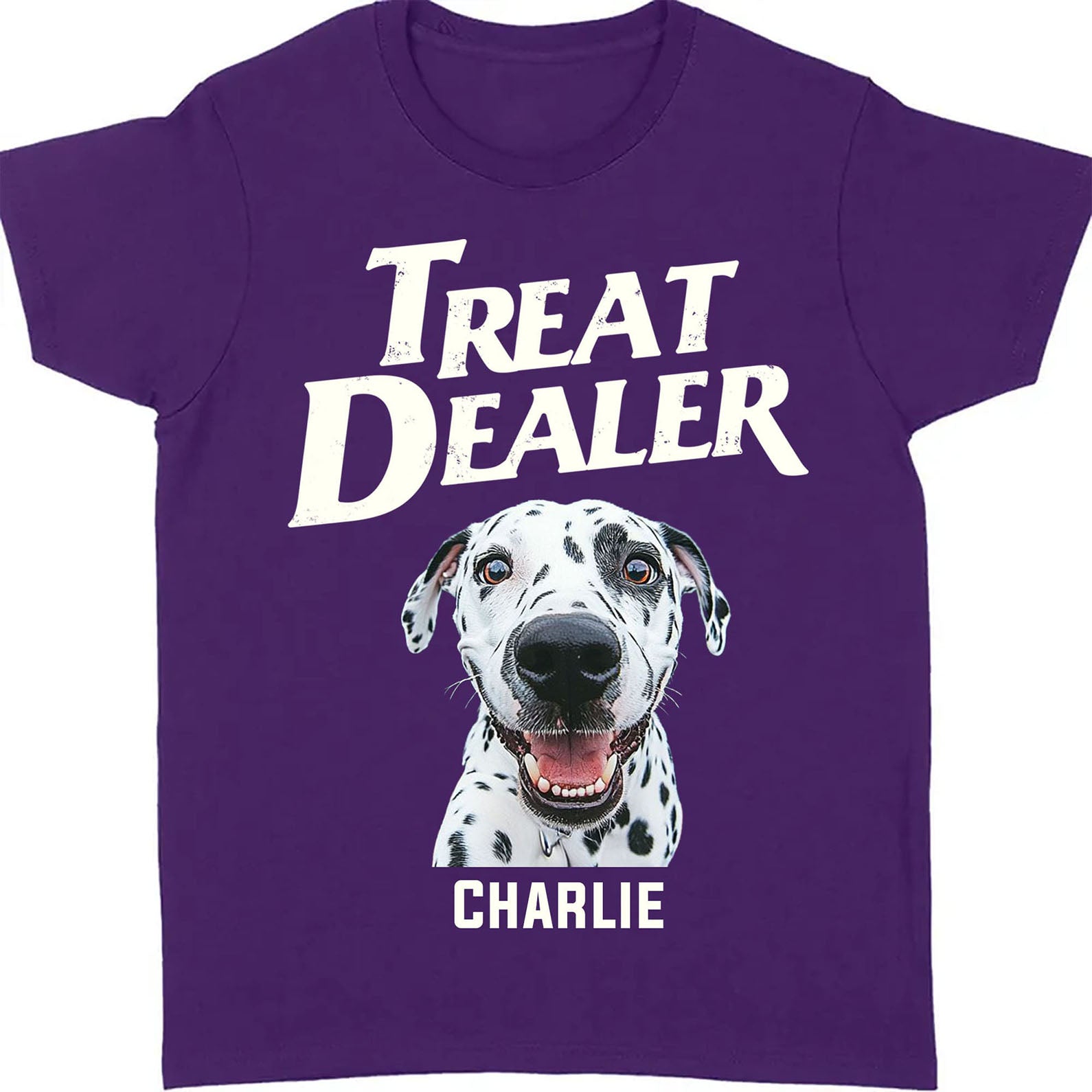 Treat Dealer Shirt, Dog Lovers Shirt, Personalized Custom Photo Dog Cat Shirt T1607