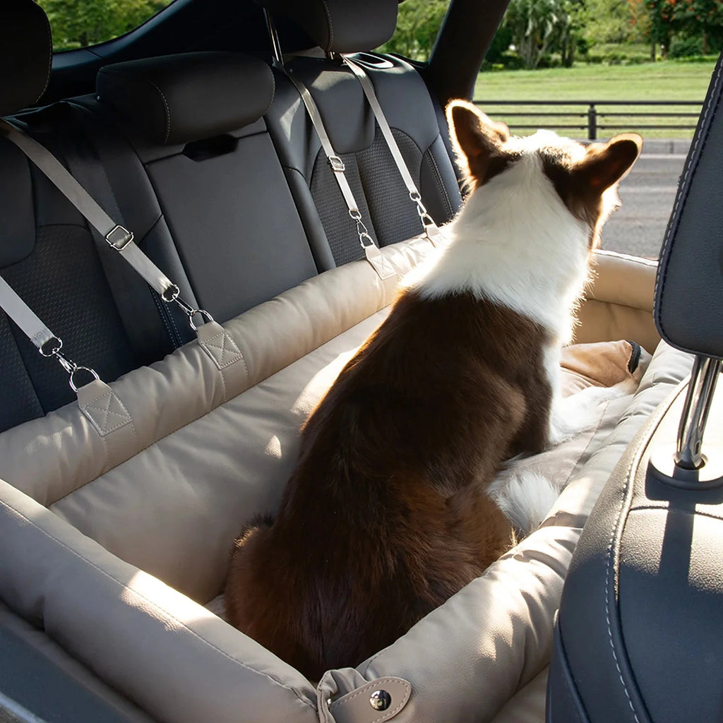 The Milano Double Car Seat Bed - Luxury Pet Travel