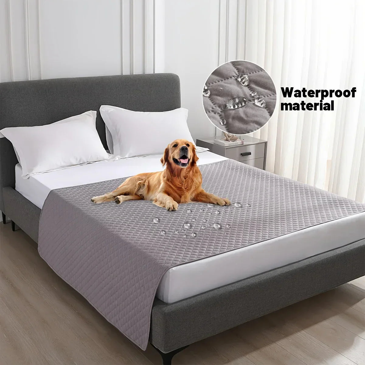 DecorBites™ Dog Bed Cover: Waterproof & Non-Slip Pet Blanket for Furniture & Car