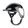 Cool Black Pet Dog Bicycle Safety Hat Adjustable Straps Helmets