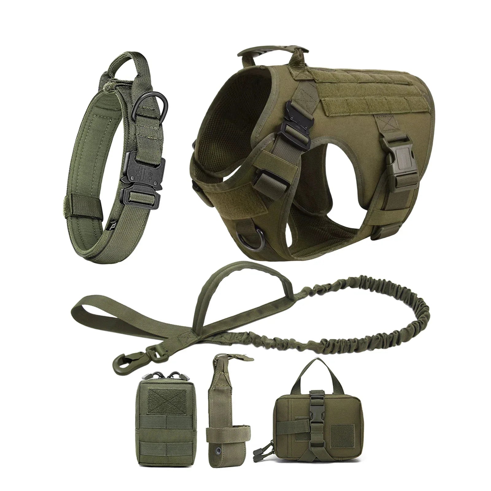 Ultimate Explorer Tactical Dog Harness & Leash Set
