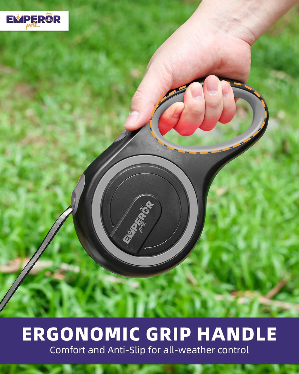 Unleash Adventure! 🌟 16ft Heavy-Duty Retractable Leash for Large Dogs (up to 110lbs) 🐾