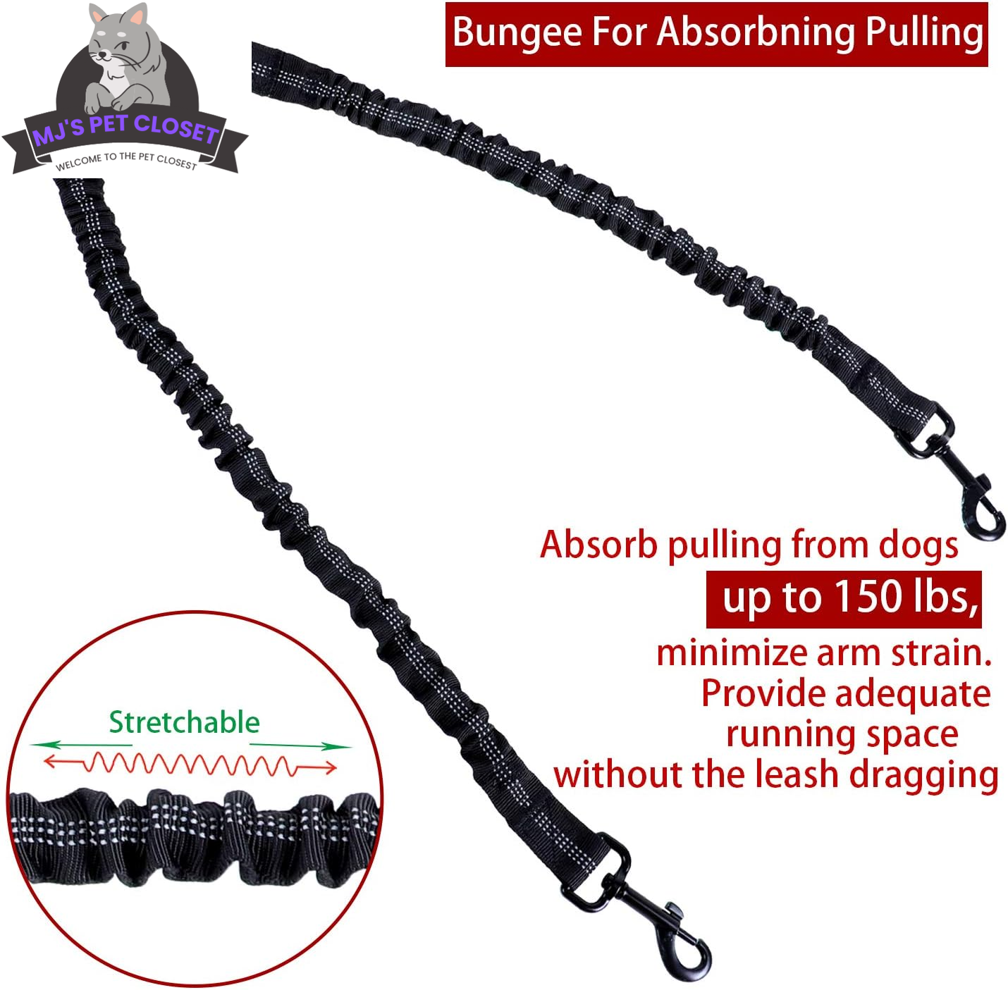 360° Swivel Double Dog Leash